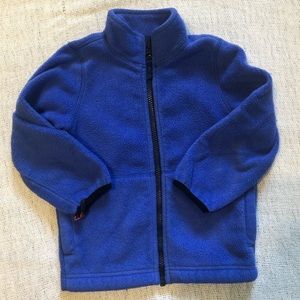 Children’s place blue fleece zip up jacket